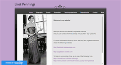 Desktop Screenshot of lisetpennings.com
